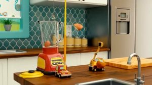 Пицца, смузи и чизкейк — машинки Мокас на кухне! Сборник мультфильмов для детей