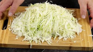 Вкусная Тушеная капуста в казане. Рецепты из капусты на ужин. Тушеная капуста на каждый день!
