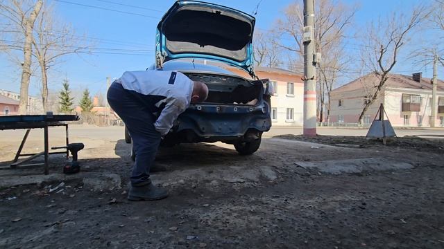 Спасаю гур, отвёз бампер на покраску обработка машины пуш салом