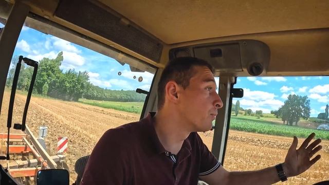 J'AI ECLATÉ LE PNEU DU DECHAUMEUR ! Déchaumage смотреть онлайн