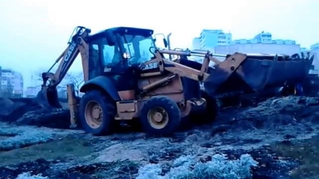 Backhoe Loader CASE 580T (Part 3). смотреть онлайн