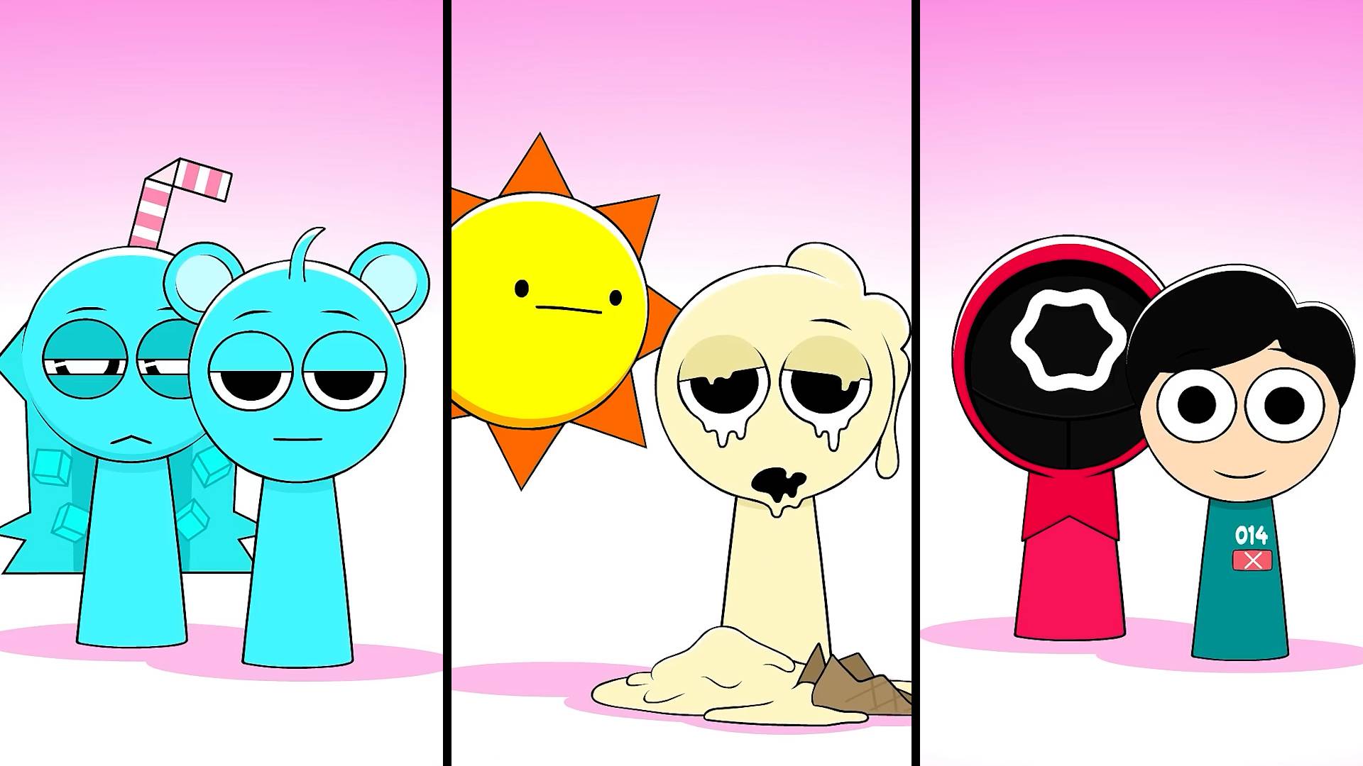 SPRUNKI - все фазы. Большая подборка. Веселая анимация смотреть онлайн