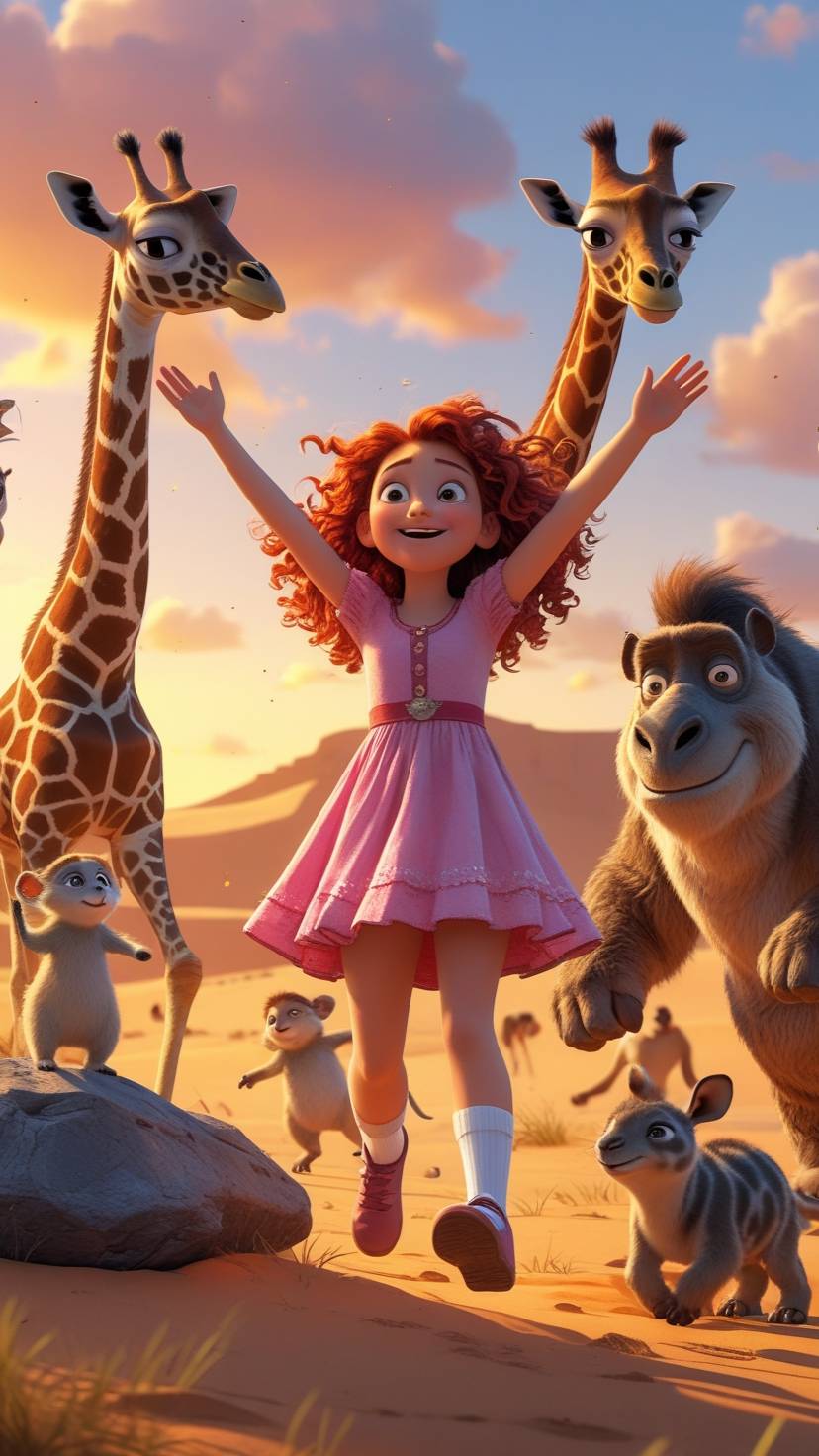 Веселый танец в пустыне