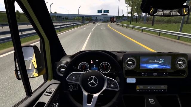 Mercedes-Benz-Sprinter-Tourer - Euro Truck Simulator 2 - [Steering Wheel Gameplay] смотреть онлайн