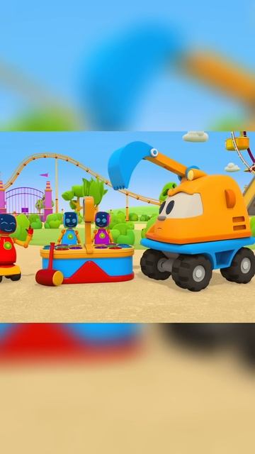 Кто забьет больше ГВОЗДЕЙ? Капу играет с роботами! Мультики для детей Грузовичок Лева #мультик смотреть онлайн