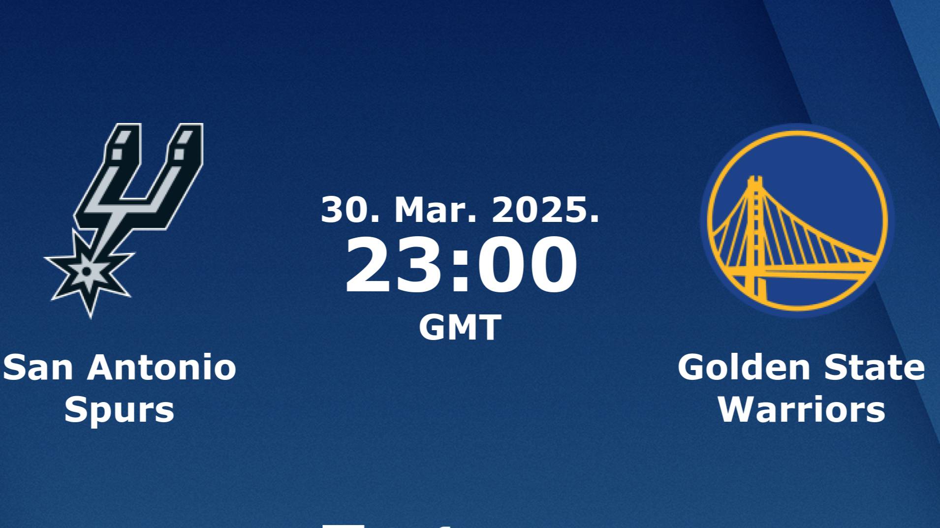 30.03.2025 | Сан-Антонио Спёрс —  Голден Стэйт Уорриорз | Spurs At Warriors