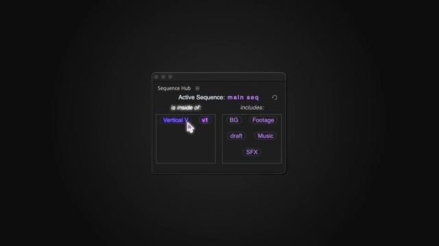 Sequence Hub for Premiere Pro смотреть онлайн