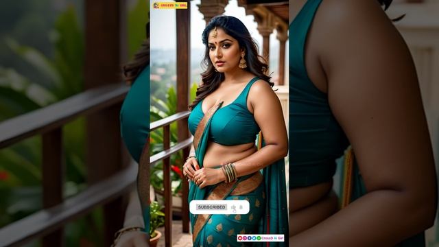 Stunning Traditional Outfits: AI Model Look Book ft. Chubby Indian Women #Shorts смотреть онлайн