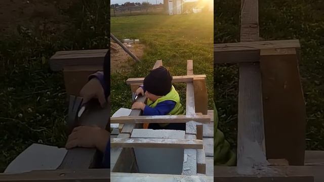 Приспособление для пиления газосиликата кривой пилой