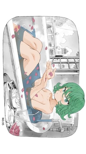 OnePunch-Man Atr Tatsumaki takes a bath. Colorized смотреть онлайн