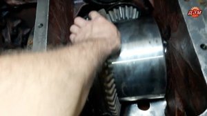 Трактор дт-75.Сборка кпп и моста.