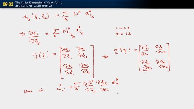 The Finite-dimensional Weak Form and Basis Functions — Lesson 1 — Part 2 смотреть онлайн