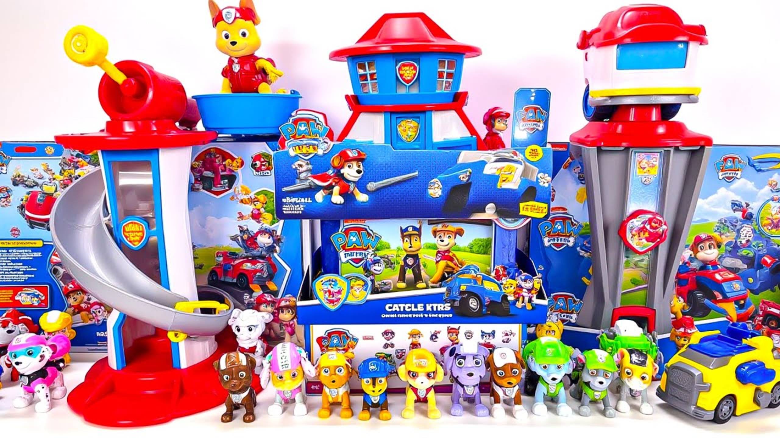 Распаковка набора Щенячий патруль, набор пожарная станция смотреть онлайн