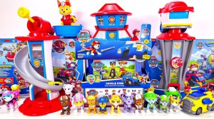 Распаковка набора Щенячий патруль, набор пожарная станция