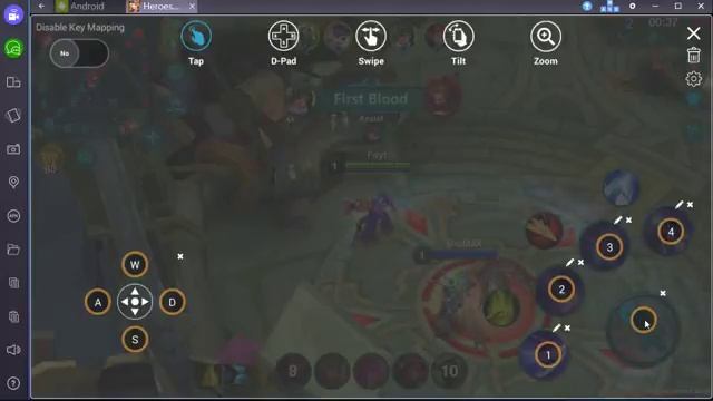 Heroes Arena On Pc Bluestacks Tutorial with key mapping a mobile game смотреть онлайн