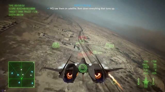 Ace Combat 7: Pipeline Destruction ADF-01 Falken FAEB showcase. смотреть онлайн