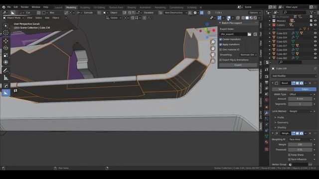BLENDER/UE4 ADDING DETAILS TO BASE BLOCK / UV WITH ZENUV смотреть онлайн