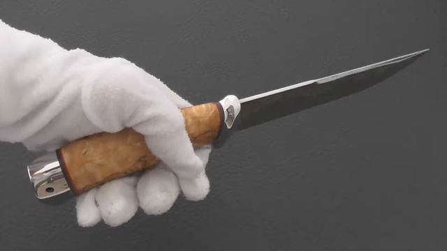 Нож Сайга (Карельская береза, 95Х18) - nozh74.ru смотреть онлайн