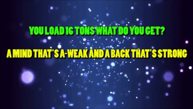 Karaoke 16 Tons LeAnn Rimes 16 toneladas смотреть онлайн