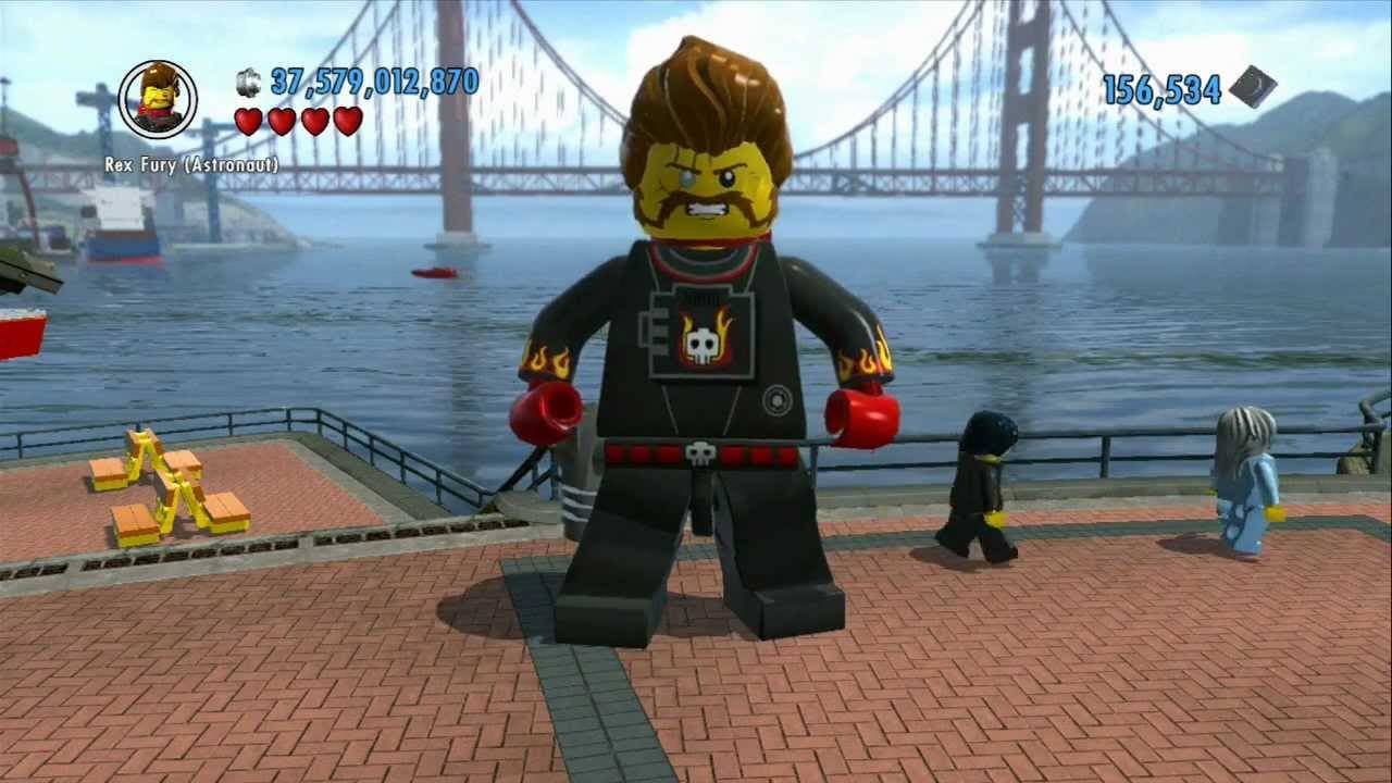 История персонажа Рекс Фьюри из игры LEGO® City Undercover. смотреть онлайн