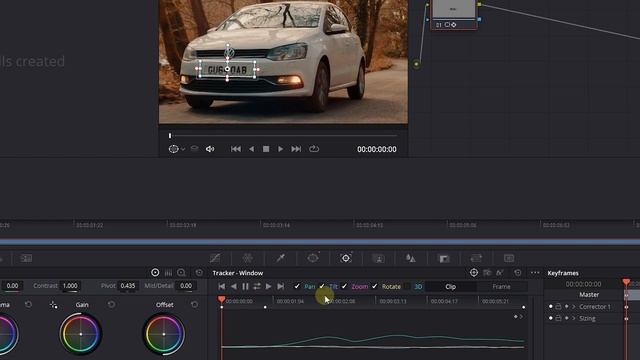 How To BLUR Moving CAR LICENSE Number In Davinci Resolve