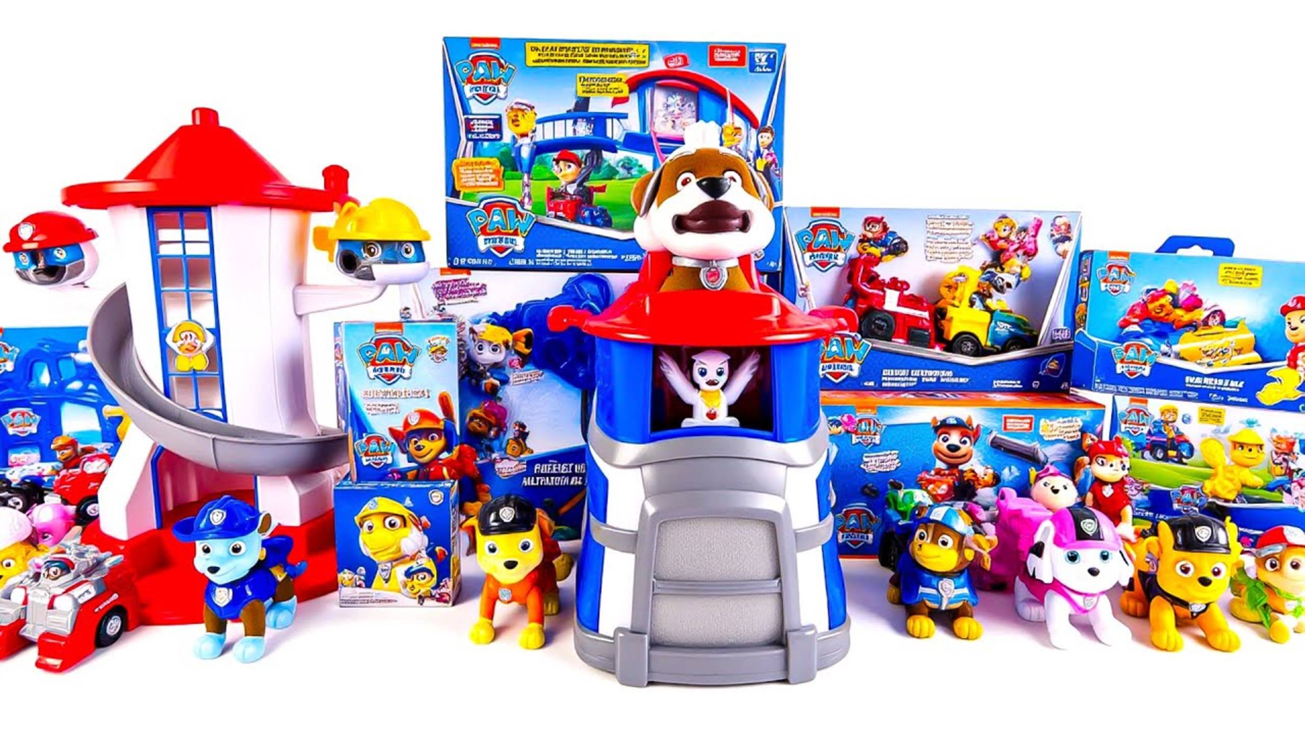 Распаковка крутой обзор игрушек Щенячий патруль Пожарная машина смотреть онлайн