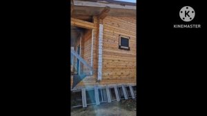 Дом из бруса после усадки.
