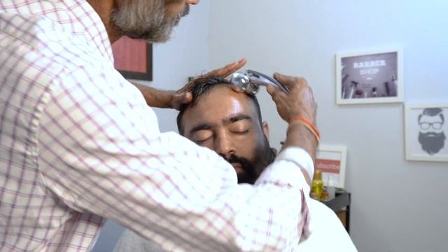 MANOJ MASTER | Head Massage - Neck Crack and ultimate in this Massage session (Asmr Indian Barber) смотреть онлайн
