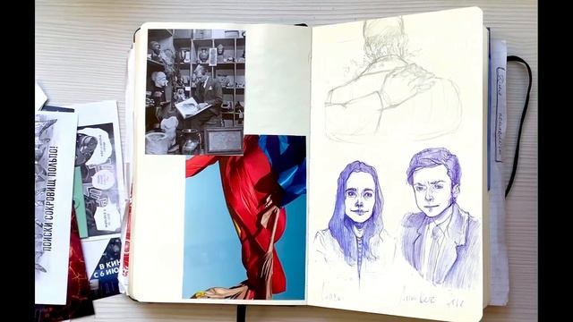 Очередной внезапный обзор на скетчбук смотреть онлайн