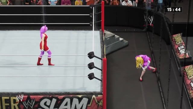 Princess Peach vs. Amy Rose in a Iron Woman Hell in a Cell Match смотреть онлайн