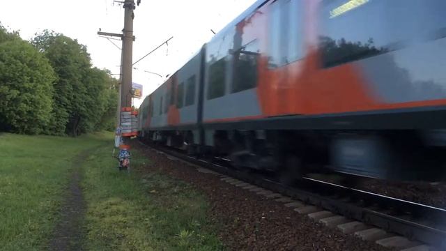 Электропоезд ЭС2ГП-001 "Ласточка" ОАО "РЖД". смотреть онлайн
