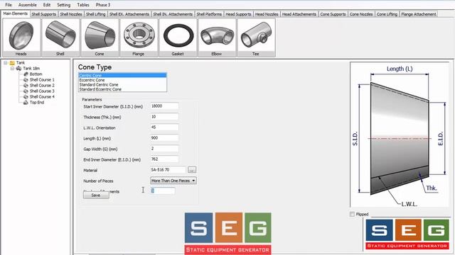 3D Modeling for Storage Tank Using SEG. смотреть онлайн