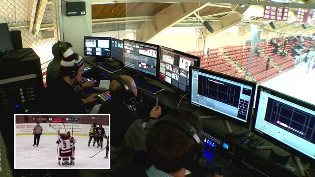 Harvard Athletics Control Room Behind the Scenes - Women's Ice Hockey on Oct. 25, 2013 смотреть онлайн