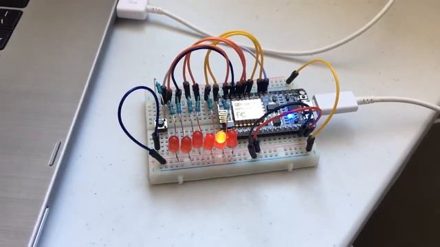 Mini MicroPython Project: GPIO LEDs and Button - Async Polling смотреть онлайн