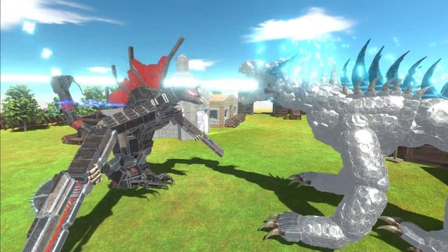 Shimo vs Godzilla and Kaiju in ARBS Animal Revolt Battle Simulator смотреть онлайн