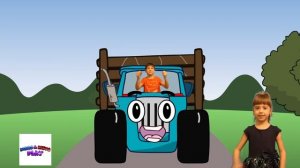 АЛФАВИТ-Синий трактор-Развивающие песенки для детей.Песенка про трактор