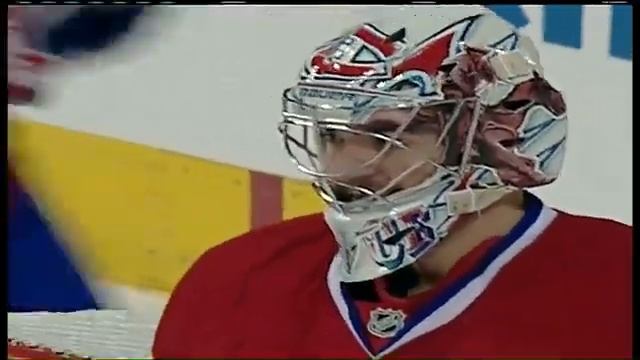 Carey Price amazing glove save robbery on Larose - NHL CBC Feed смотреть онлайн
