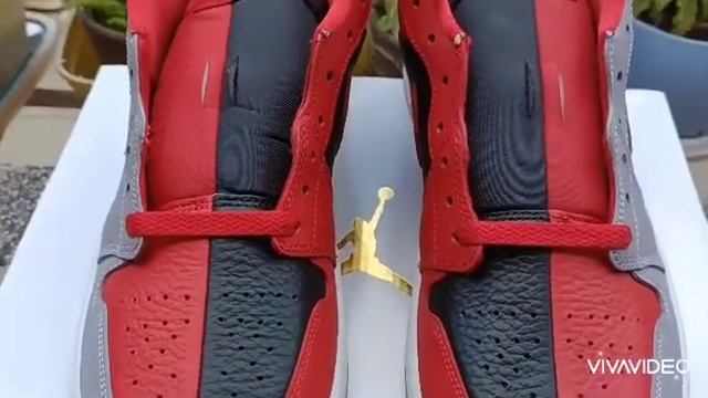 Unboxing!!! Jordan 1 Low Split "Gym Red & Cement Grey" 🔥🔥🔥 смотреть онлайн