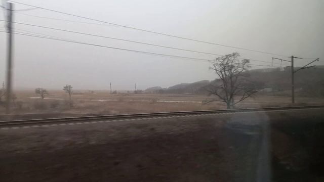 Пейзажи Дальнего Востока из окна поезда. смотреть онлайн