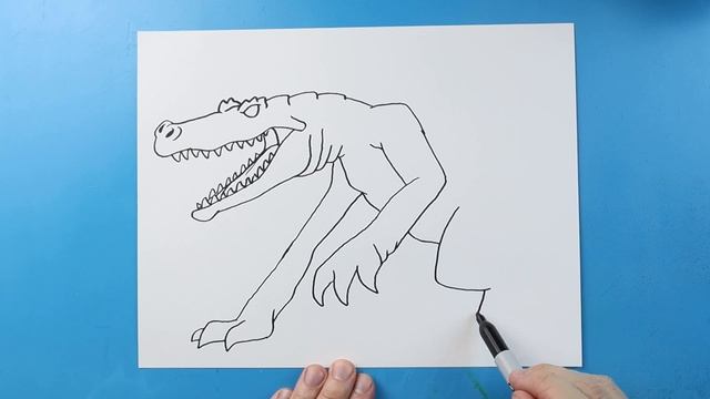 How to Draw Rainbow Friends Orange as a Godzilla Titan смотреть онлайн