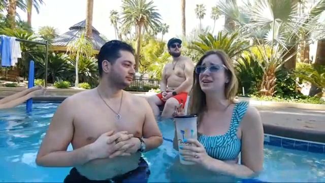⛱️ April Fools ASMR LAS VEGAS POOL Live! Day 🌊 Mirage смотреть онлайн