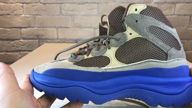 Adidas YEEZY Desert Boot обзор на удивительные ботинки/Yeezy Desert Boot Taupe Blue