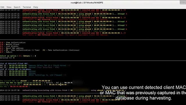 Auditing - Cracking WEP With MAC Filtered (Open Authentication) смотреть онлайн