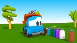 Грузовичок Лева - Мультик для детей - Учим цвета