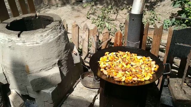 Тандыр,картошка.
