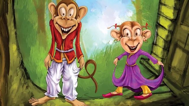 Bandar Aur Bandariya | Urdu Rhymes & Kids Songs | Famous Urdu Poems смотреть онлайн