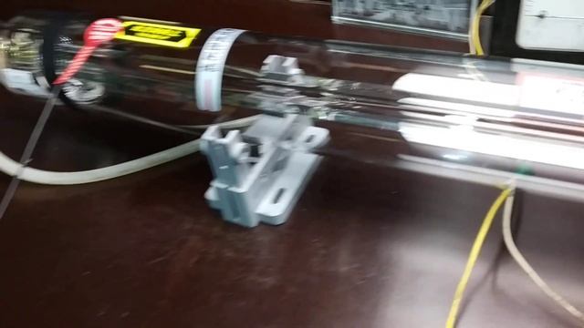 Лазерная трубка Lasea F2 мощностью 80-95 Вт. Проверка перед отгрузкой. смотреть онлайн
