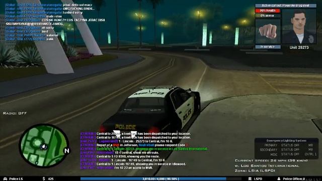 Gta SA SAPDFR Online #1 смотреть онлайн