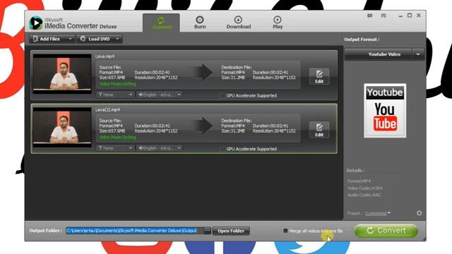 Convert Any Video Formats Easily without Losing Quality – iSkysoft iMedia Converter Deluxe смотреть онлайн