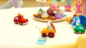 Детские песенки для малышей — Сладкоежки машинки Мокас — Мультфильмы про машинки